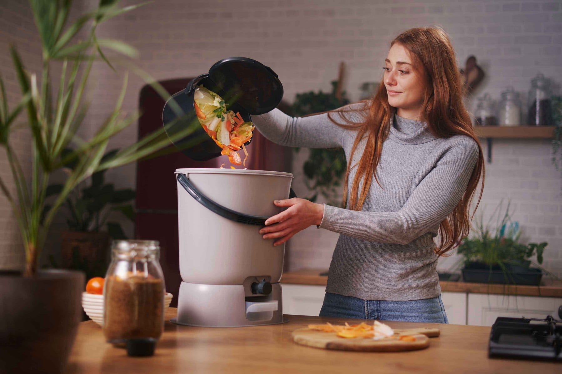 Compostiere da cucina Essential Bokashi Organico per rifiuti alimentari e da cucina